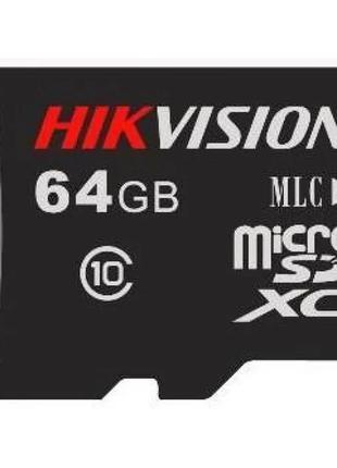 Карта памяти MicroSD Hikvision SD HS-TF-P1/64G