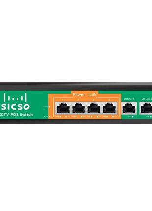 PoE коммутатор SICSO P4806J-4578 (4xPOE, 2xLAN)