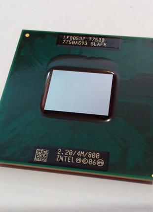 Процессор Intel Core 2 Duo T7500 (2.20 GHz) + термопаста