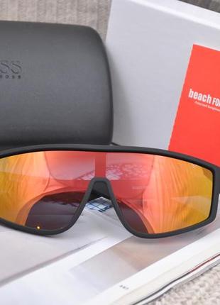 Фирменные солнцезащитные спортивные матовые очки beach force p...