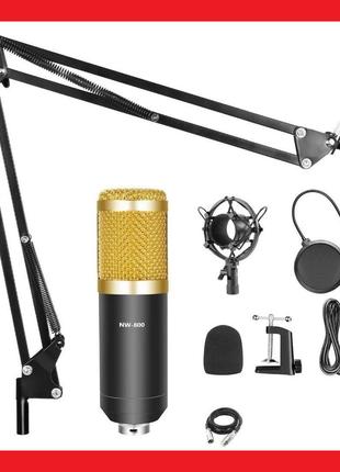 Конденсаторний мікрофон студійний M-800 PRO-MIC