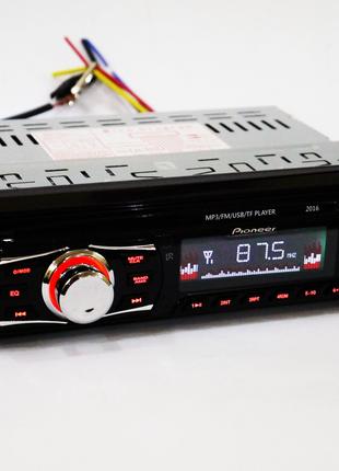 Автомагнитола Pioneer 2016 ISO USB+SD+FM+AUX+ пульт (4x50W)