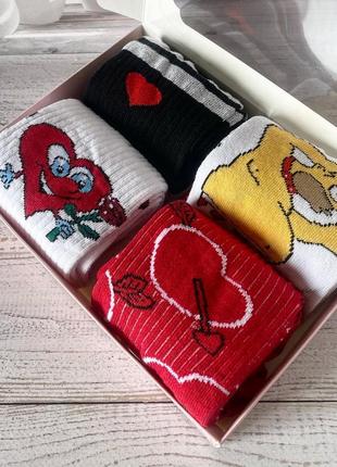 Подарунок коханій набір шкарпеток