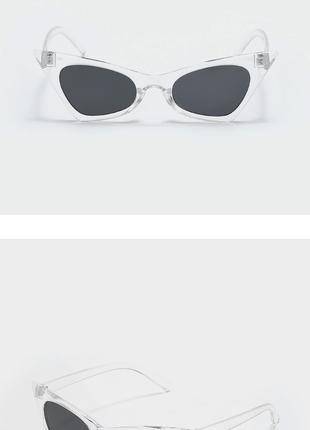 Модные поляризованные солнцезащитные очки «кошачий глаз» UV400