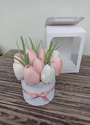 Букет мыльных тюльпанов "Любимой"