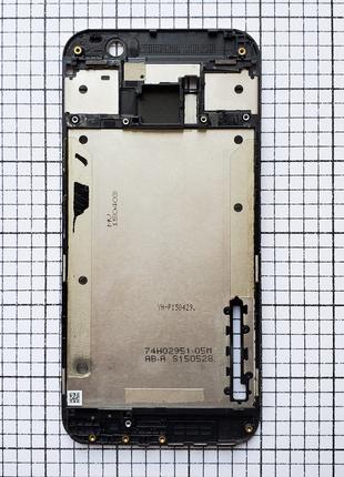 Корпус HTC One M9 (рамка дисплея) для телефону сірий Б/В Original