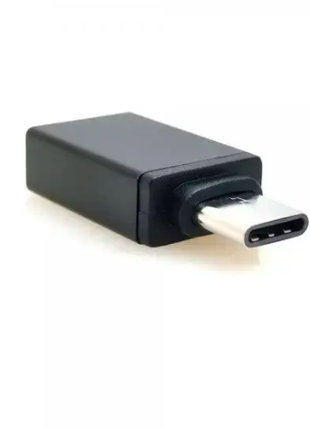 Адаптер переходник UTM USB на Type-C USB Black. OTG переходник US