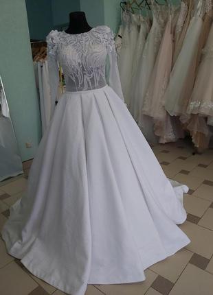 Нрвое свадебное платье