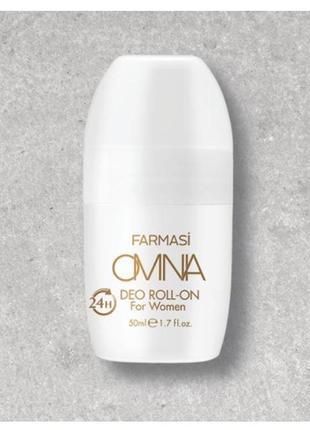 Женский роликовый дезодорант omnia