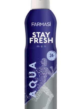 Чоловічий дезодорант stay aqua fresh
