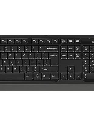 Комплект (клавіатура, ведмедик) бездротовий A4Tech FG1012S Bla...
