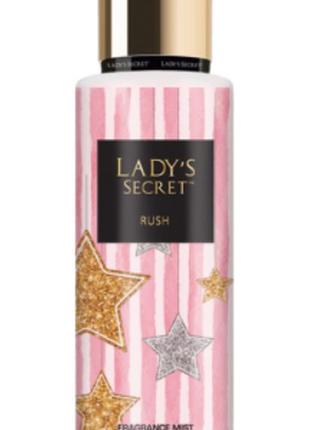 Жіночий парфумований спрей-міст для тіла lady's secret rush, 2...