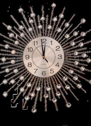 Годинник кварцовий Крапля срібло