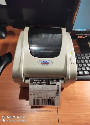Термопринтер Zebra TSC TDP-244 друк маркування Нова Пошта