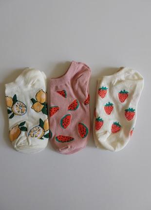 Комплект 3 пар носков женские носки жіночі шкарпетки 180