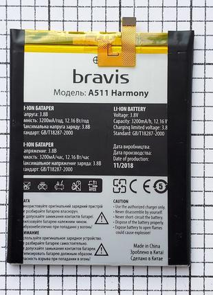 Аккумулятор Bravis A511 A512 Harmony батарея для телефона Б/У ...