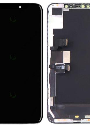 Дисплей Apple iPhone XS с тачскрином и рамкой, черный (OLED)