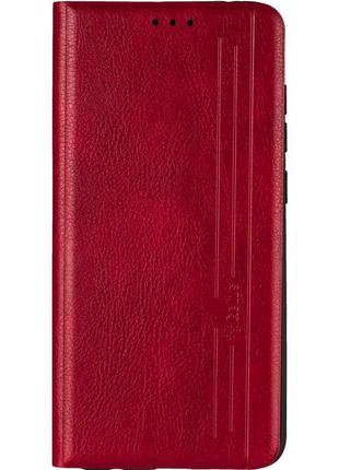 Чехол-книжка Gelius Leather New для Nokia 3.4 красного цвета