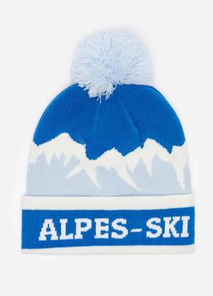 Мужская зимняя шапка бини house brand alpes-ski
