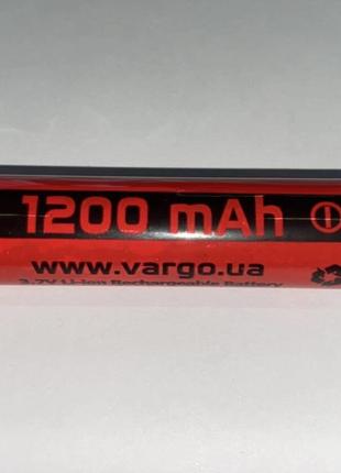 Акумулятор літій-іонний 18650 VARGO 1200mAh