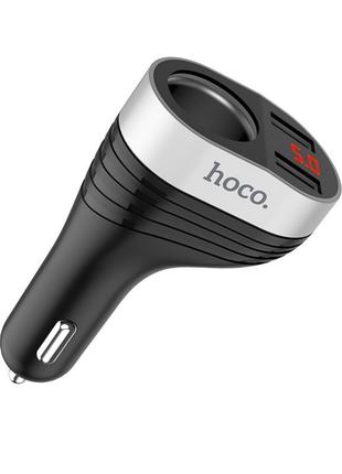 Зарядка в прикуриватель Hoco Z29 Regal digital display cigaret...