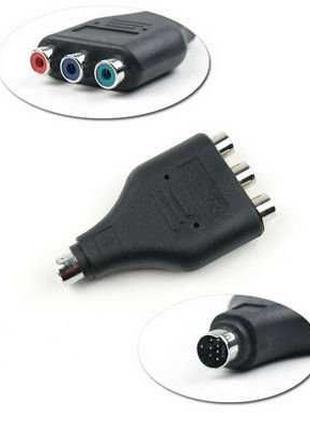 Переходник (516420-0019) mini-DIN 7pin - 3RCA (F) (component v...