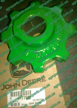 Звездочка H177988 колосового элеватора H128576 John Deere SPRO...