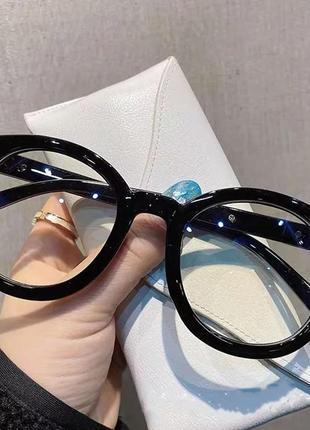 Іміджеві окуляри без діоптрій з антибліком
