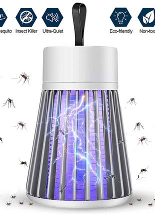 Лампа від комарів 5W "Mosquito killing Lamp YG-002" Сіра, анти...