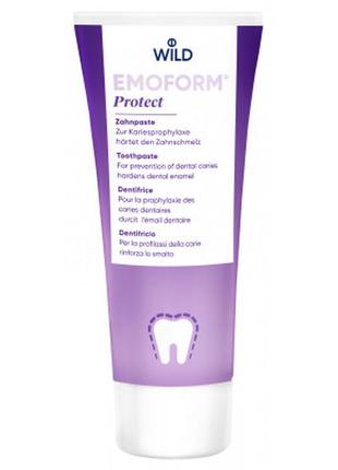 Зубная паста dr. wild emoform protect защита от кариеса 75 мл ...