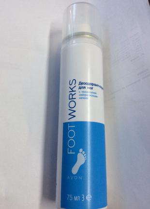 Дезодорант-спрей для ніг з тальком Avon