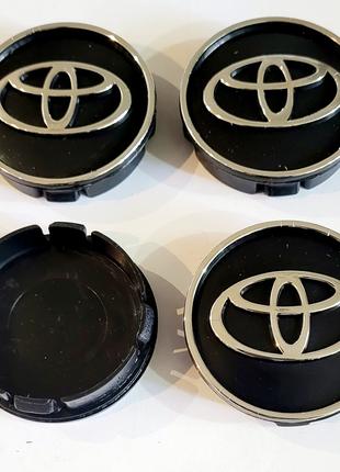 Колпачки, заглушки на диски Toyota Тойота 60 мм / 56 мм рефленные