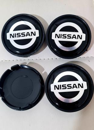 Колпачки, заглушки на диски Nissan Ниссан силиконовый 60 мм / ...