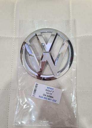 Емблема значок на решітку радіатора Volkswagen VW GOLF 7 (12-1...