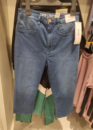 H&amp;m джинсовые капри skinny fit 164, 13-14 лет