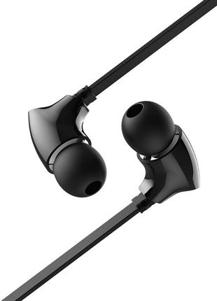 Навушники BOROFONE BM26 Rhythm universal earphones with mic Black