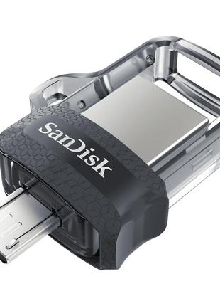 Flash SanDisk USB 3.0 Ultra Dual Drive OTG M3.0 256Gb (150Mb/s)