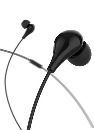 Навушники BOROFONE BM24 Milo universal earphones with mic Black