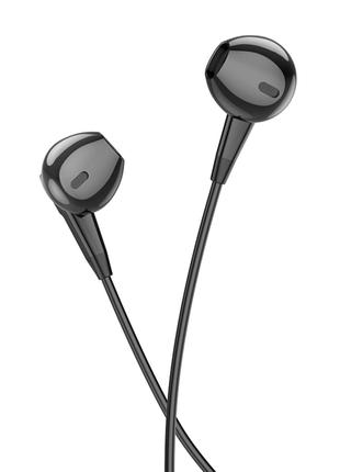 Навушники BOROFONE BM68 Kelly universal earphones with mic Black