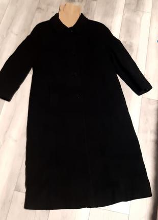 Чорне пальто, кашемір