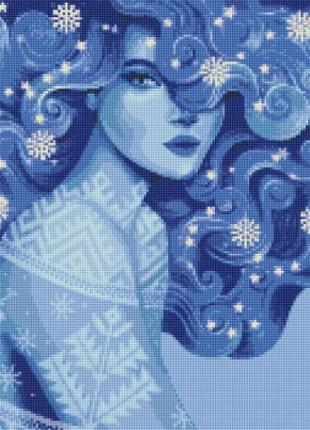 Алмазная мозаика "Холодная красота"