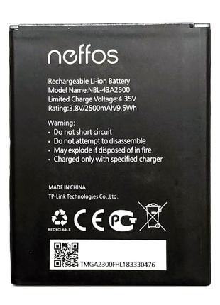 Аккумулятор для TP-Link Neffos C7S TP7051 (2500 mAh) NBL-43A2500