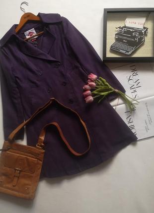 Плащ, тренч, оригинал, lee cooper trensh coat purple, фиолетов...
