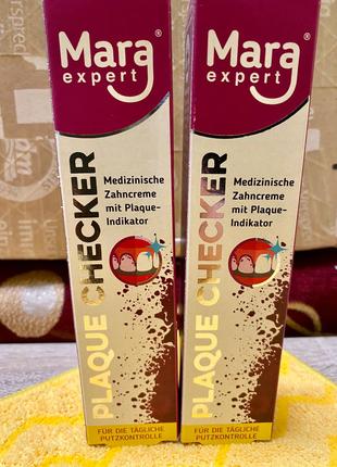 Зубна паста MaraExpert Plaque Checker з індикатором нальоту, 75ml