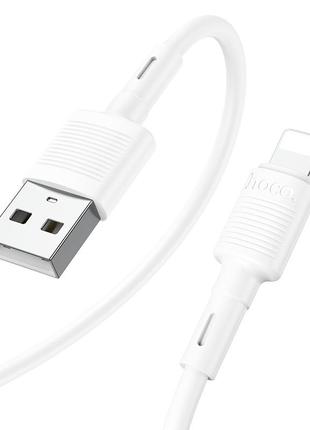 Кабель Hoco X83 USB - Lightning PVC 2.4A USB на Apple 1.0 м/3....