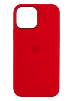 Чехол усиленной защиты MagSafe Silicone для Apple iPhone 14 Red