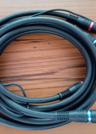 Межблочный аудио кабель линейный автомобильный (с управл)-1.5м