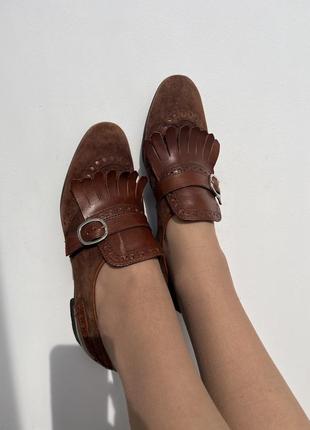 Paul noyen женские туфли броги лоферы