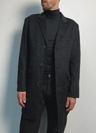 Пальто вовна шерсть massimo dutti