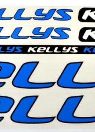 Наклейка Kellys на раму велосипеда, синий (NAK031)